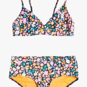 Roxy Girl's 7-16 Active Joy Triangle Two Piece Bikini Set